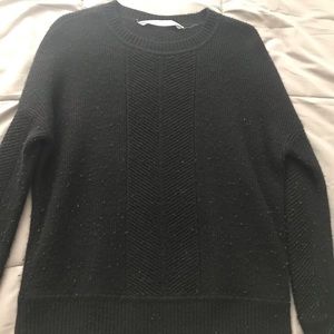 athleta black sweater